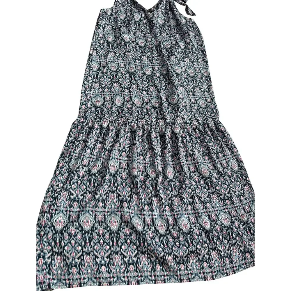 Banana Republic Tie Shoulder Tiered Midi Dress in European‎ Summer Size Medium - Picture 10 of 10